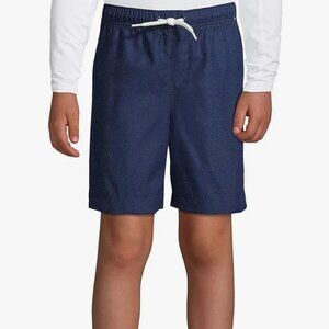 Boys Lands' End Board Swim Shorts Size 14-16 Husky